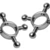 Master Series Rings Of Fire Stainless Steel Nipple Press Set - Image 2