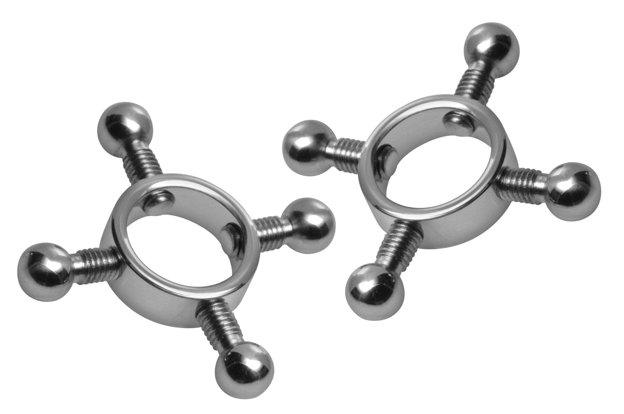 Master Series Rings Of Fire Stainless Steel Nipple Press Set - Image 2