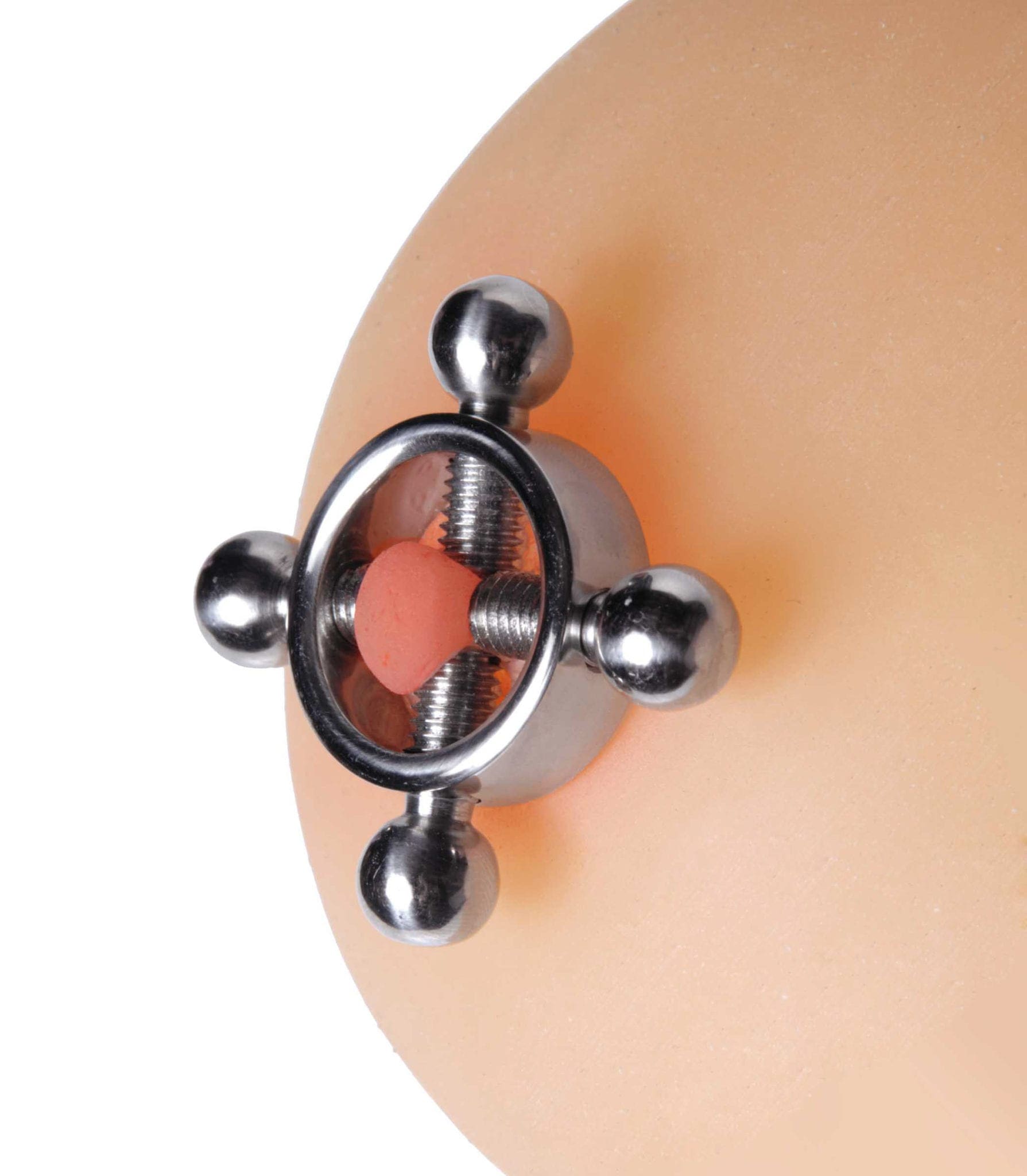 Master Series Rings Of Fire Stainless Steel Nipple Press Set - Image 3