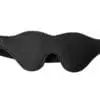 Strict Black Fleece Lined Blindfold - Image 2