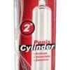 Size Matters 2.25in Pumping Cylinder - Crystal Clear - Image 2
