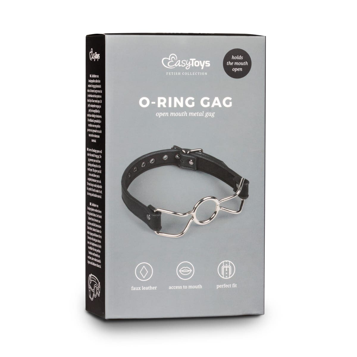 Fetish Collection Metal O-Ring Mouth Gag - Image 2