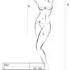 Passion Lingerie Translucent Open Sides Dress Red - Image 2
