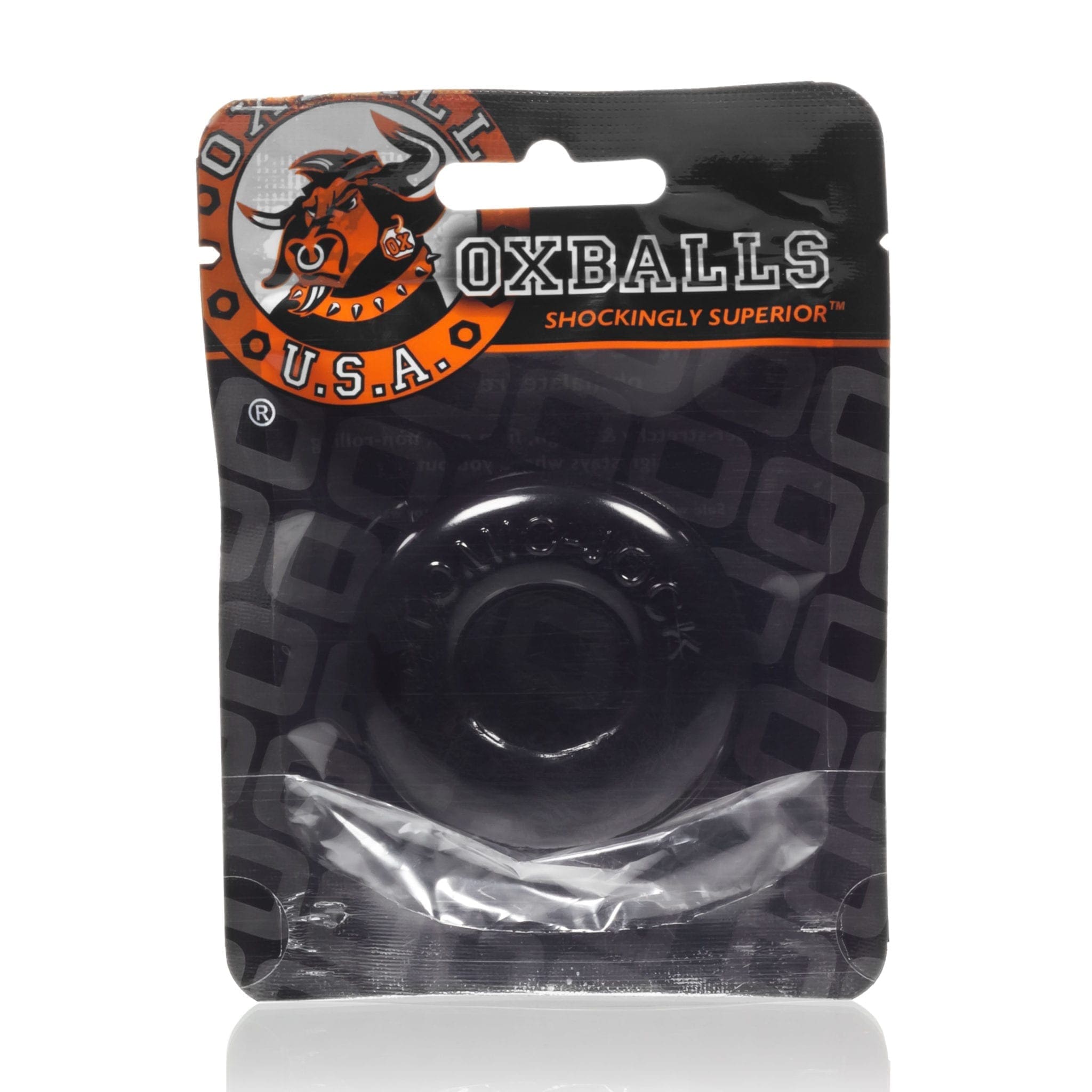 OxBalls Donut 2 Cockring Large Black - Image 2