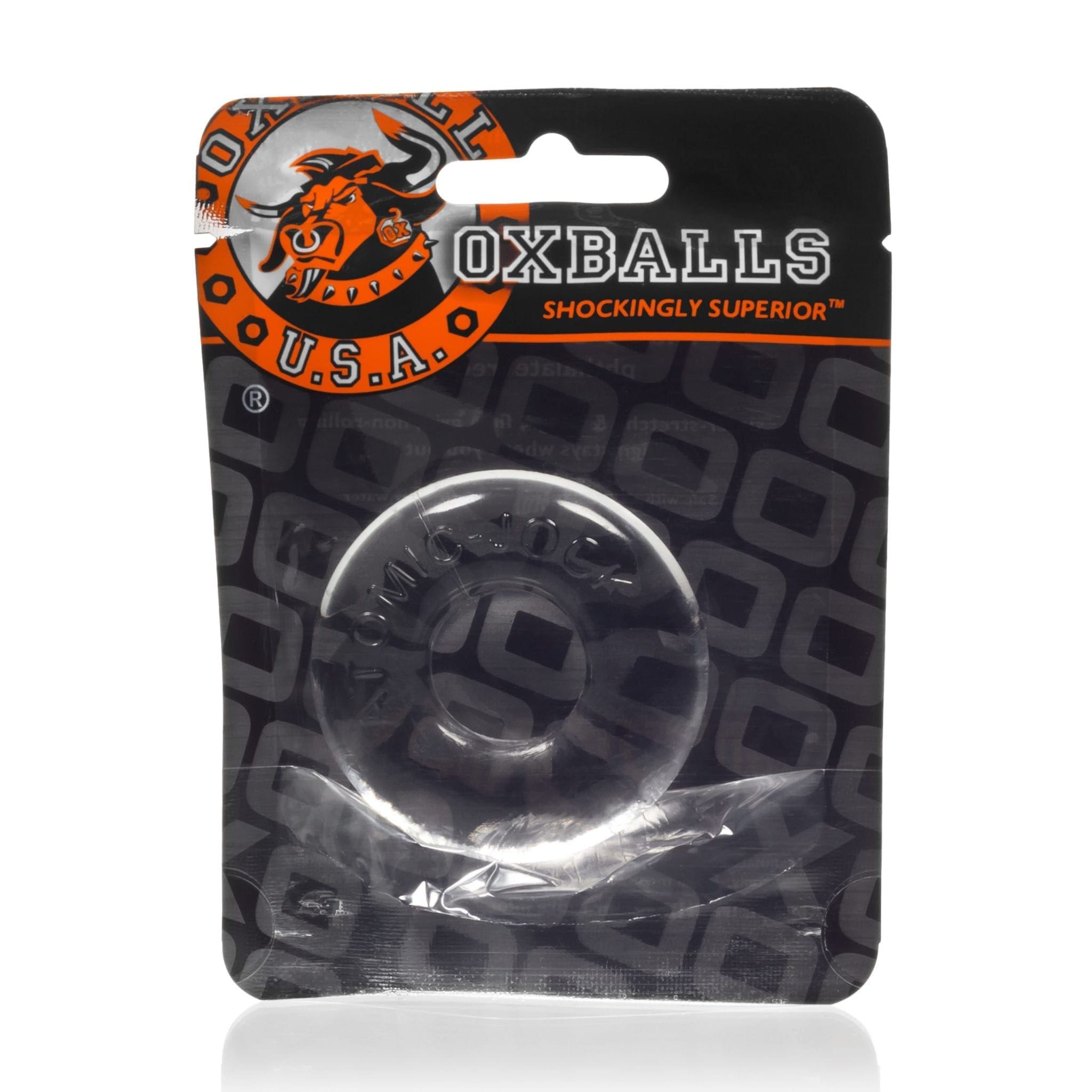 OxBalls Donut 2 Cockring Large Clear - Image 2