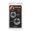OxBalls Truckt Cockring Clear (2-Pack) - Image 2