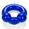 OxBalls Ultraballs 2 Pack Cockring Black And Police Blue - Image 3