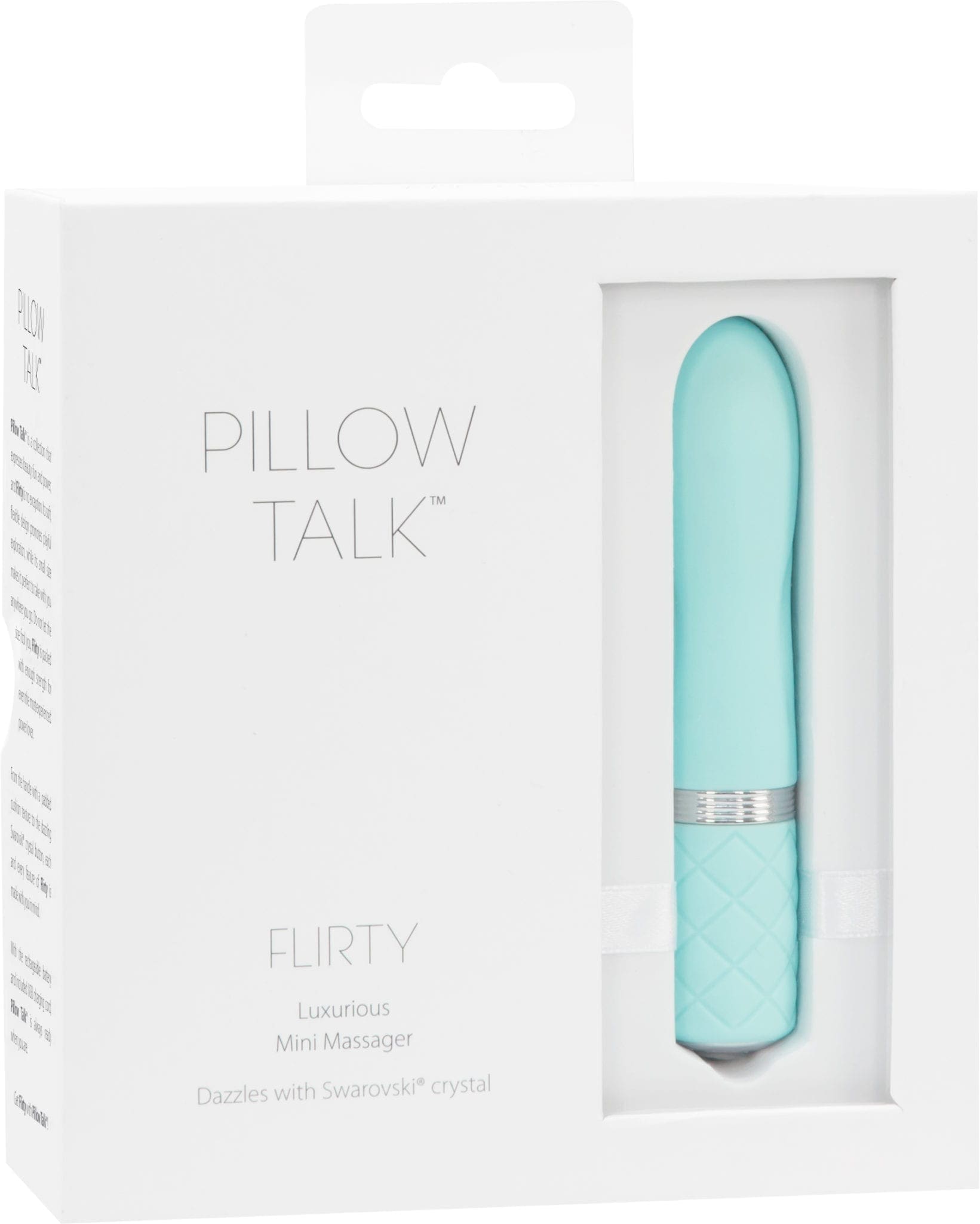 Pillow Talk Flirty Teal Rechargeable Bullet Vibrator - Image 2