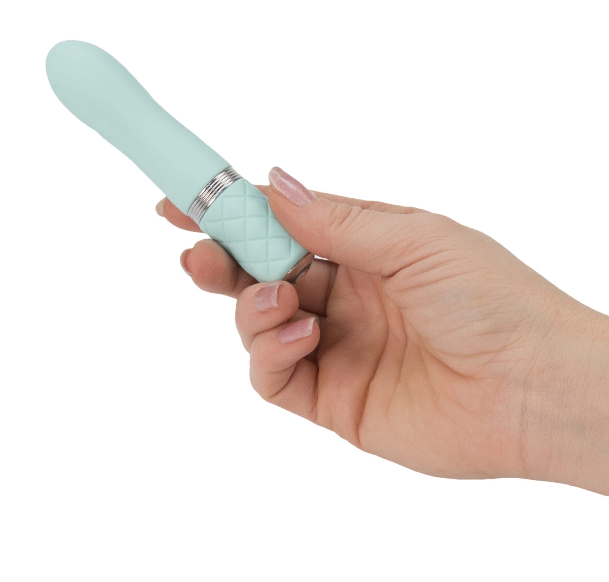 Pillow Talk Flirty Teal Rechargeable Bullet Vibrator - Image 3