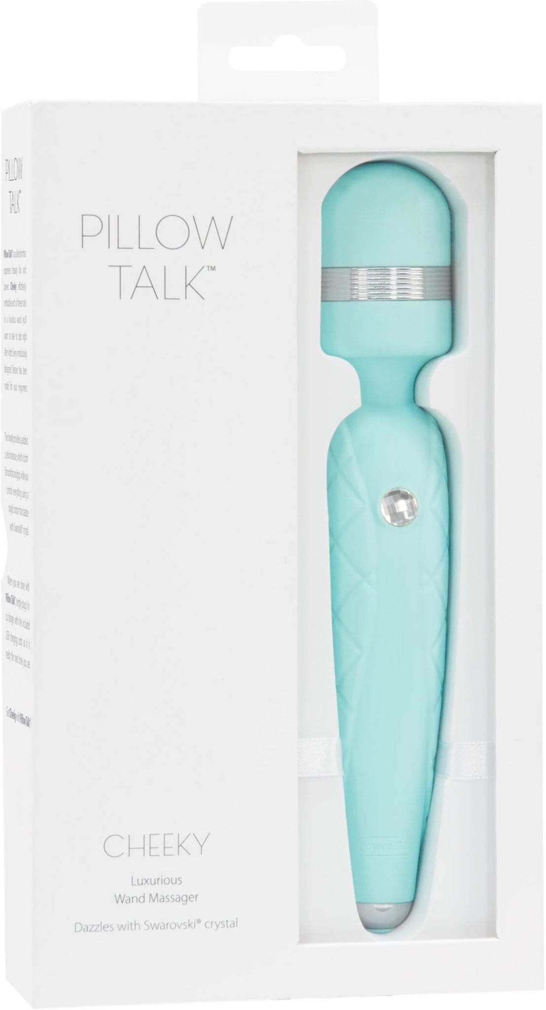 Pillow Talk Cheeky Teal Wand Vibrator - Image 2