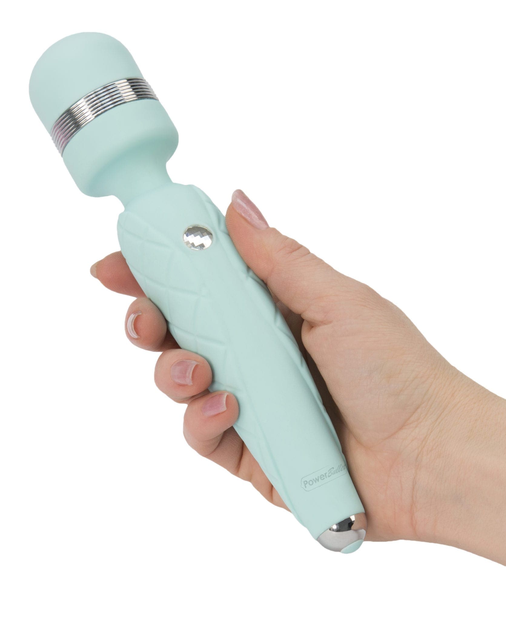 Pillow Talk Cheeky Teal Wand Vibrator - Image 3