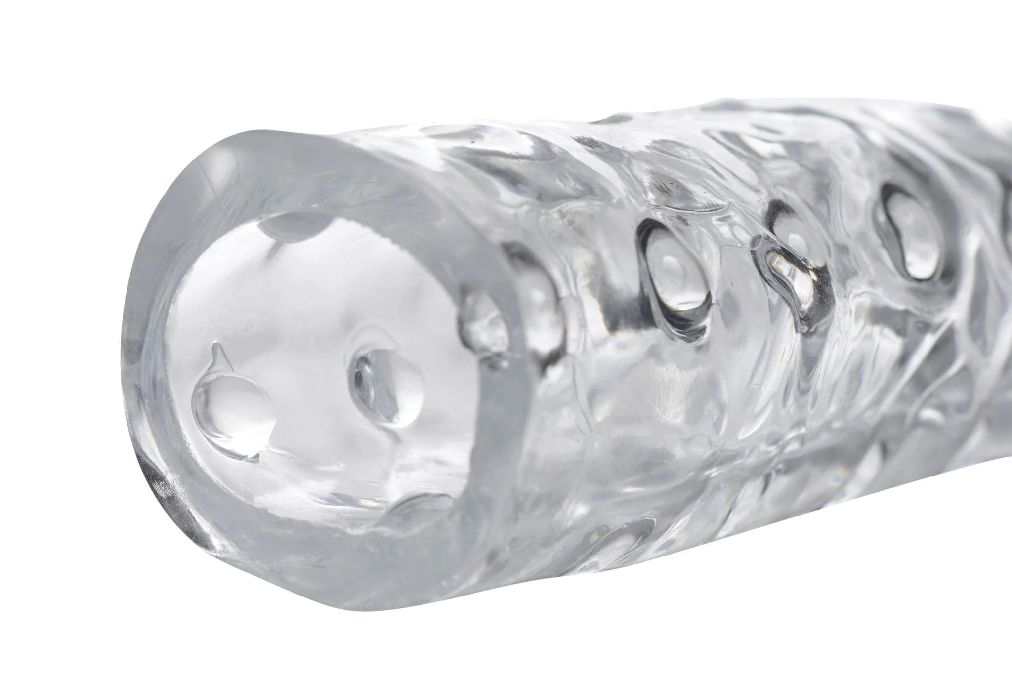 Size Matters 3 Inch Clear Penis Enhancer Sleeve - Image 3