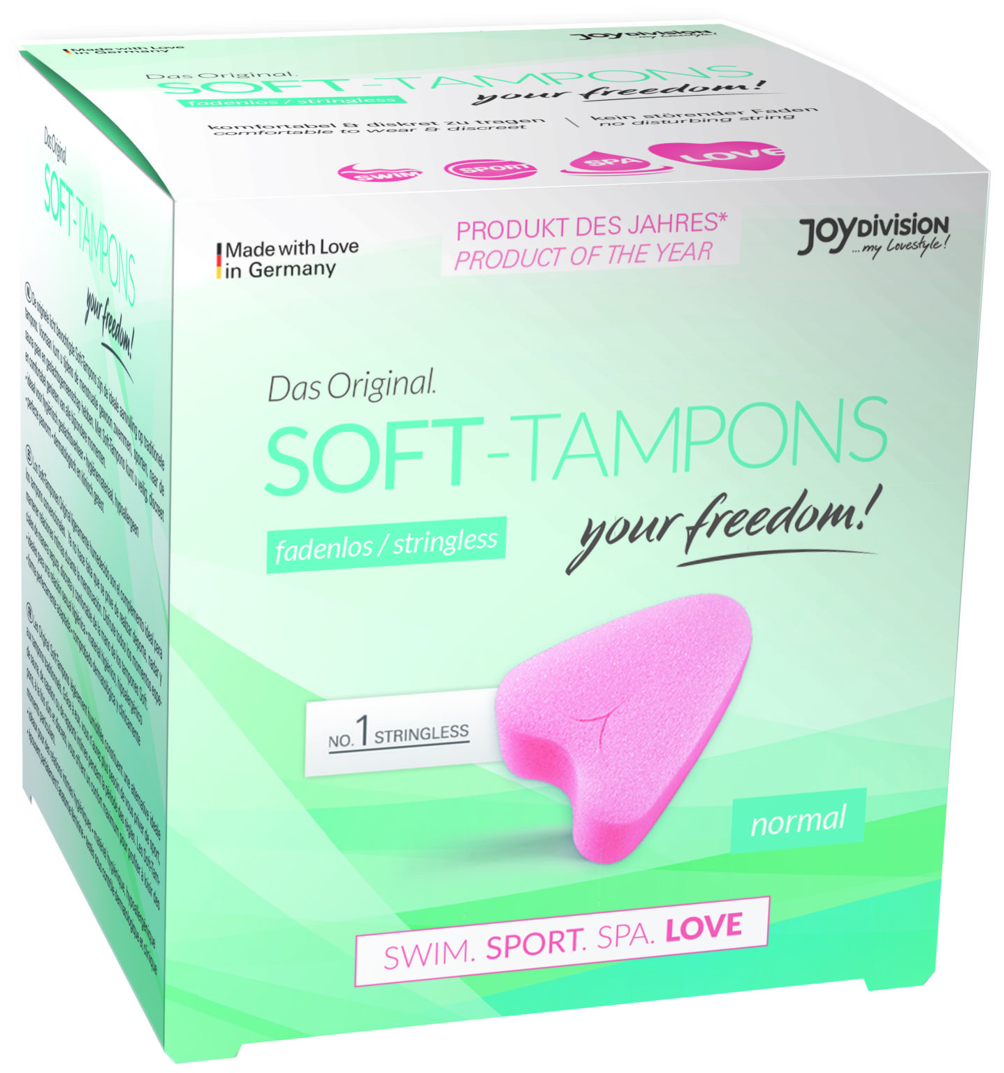 JOYDIVISION Beppy Soft Sponge 3 Pc | String-Less Menstrual