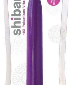 Shibari 10X Pulsations Vibrator 5in Purple