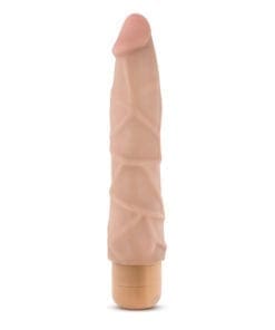 Alternative view of Dr Skin Cock Vibe 1 Realistic Vibrator 9in Beige