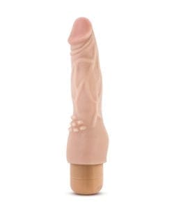 Alternative view of Dr Skin Cock Vibe 4 Realistic Vibrator 8in Beige