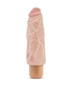 Alternative view of Dr Skin Cock Vibe 9 Vibrating Realistic Dildo 7.5in
