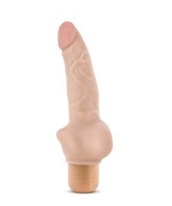 Alternative view of Dr Skin Cock Vibe 12 Vibrating Realistic Vibe 8in