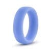 Performance Silicone Glo Cock Ring - Blue Glow - Image 2