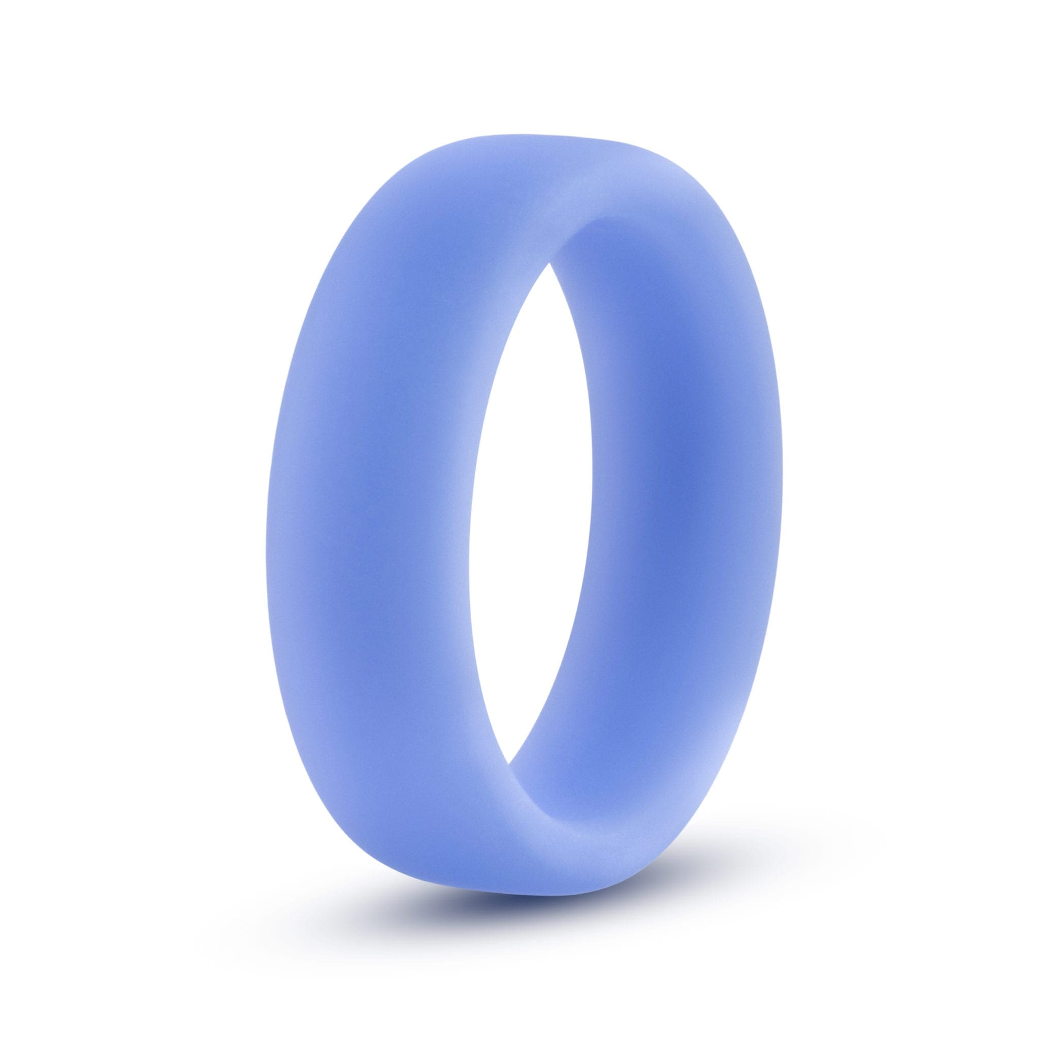 Performance Silicone Glo Cock Ring - Blue Glow - Image 2