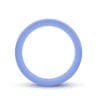 Performance Silicone Glo Cock Ring - Blue Glow - Image 3