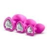 Luxe Bling Plugs Training Kit Pink With White Gems - Image 3