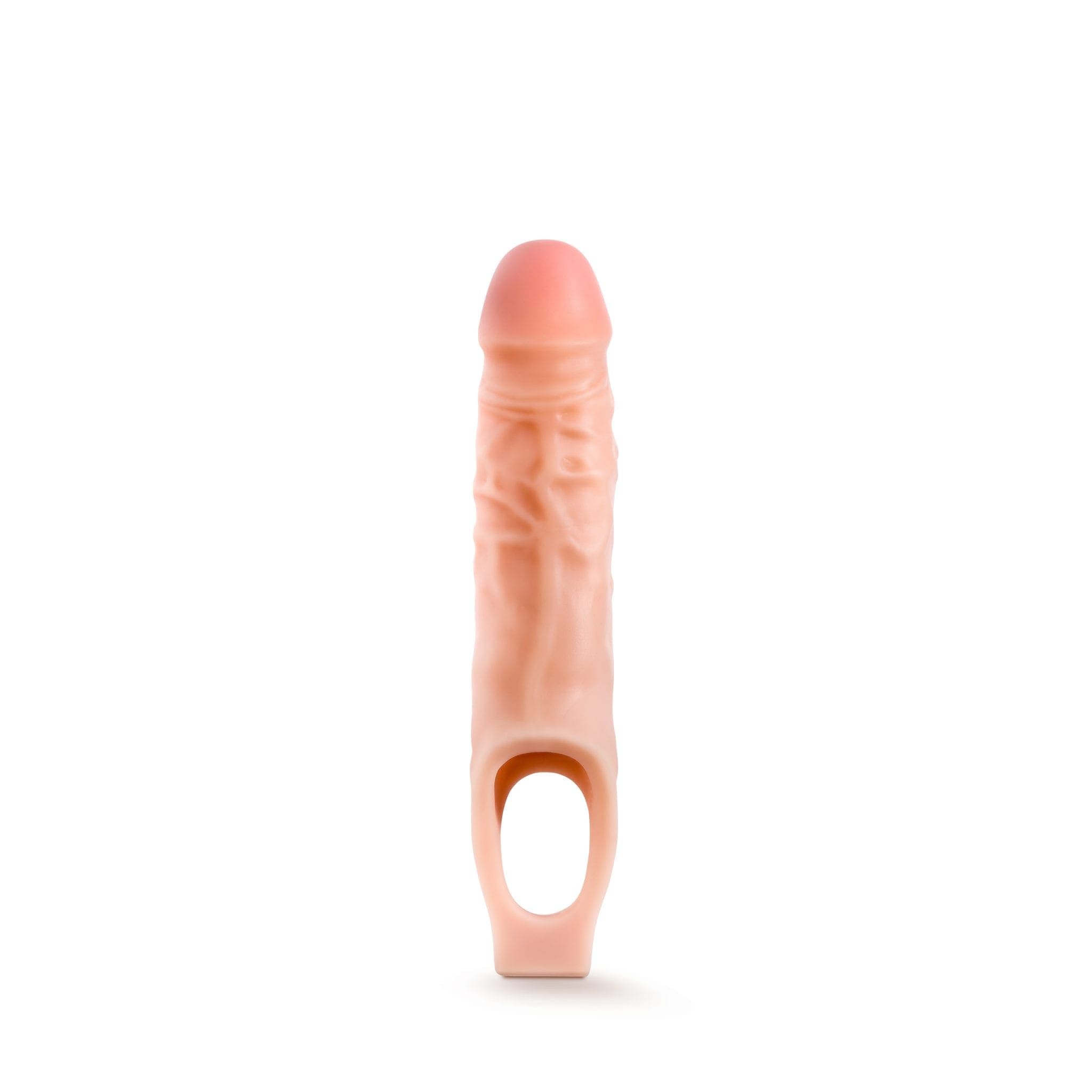 Performance 9in Cock Sheath Penis Extender Vanilla - Image 2