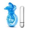 Stay Hard 10 Function Vibrating Tongue Ring Blue - Image 3