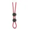 Stay Hard Silicone Double Loop Cock Ring Red - Image 2