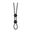 Stay Hard Silicone Double Loop Cock Ring Black - Image 2
