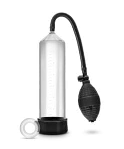 Alternative view of Performance VX101 Clear Penis Pump with Cock Ring