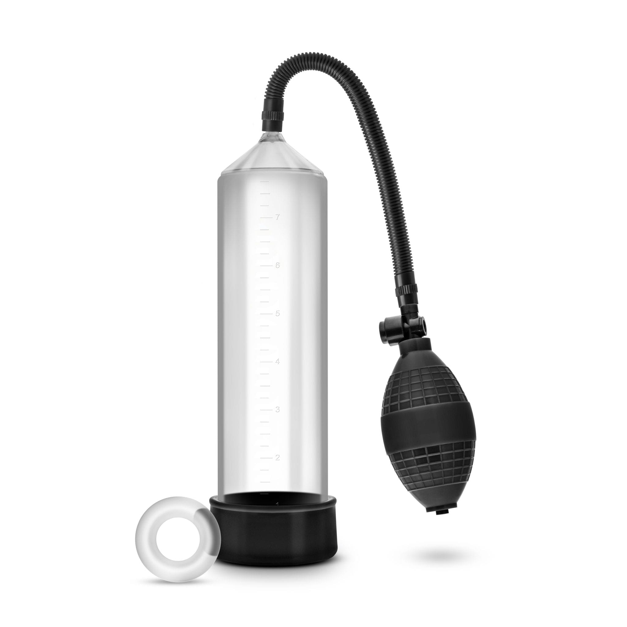 Performance VX101 Clear Penis Pump with Cock Ring - Image 2