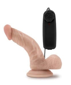 Alternative view of Dr Skin Dr Ken 6.5 Inch Vibrating Cock with Suction Cup Vanilla
