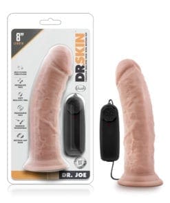 Dr Skin Dr Joe 8 Inch Vibrating Cock with Suction Cup Vanilla