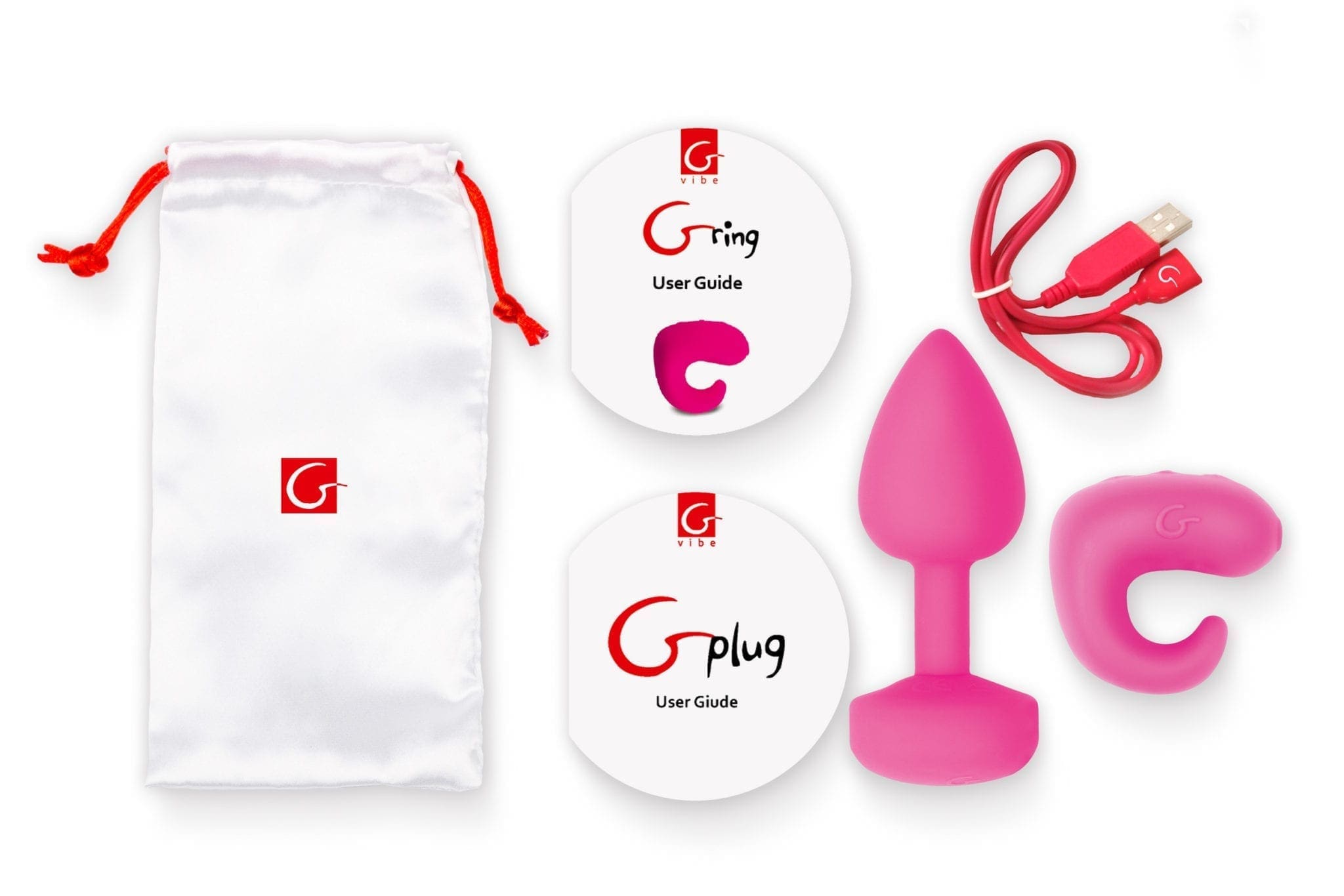 Gvibe Gkit Sunny Raspberry Butt Plug & Finger Vibe - Image 3