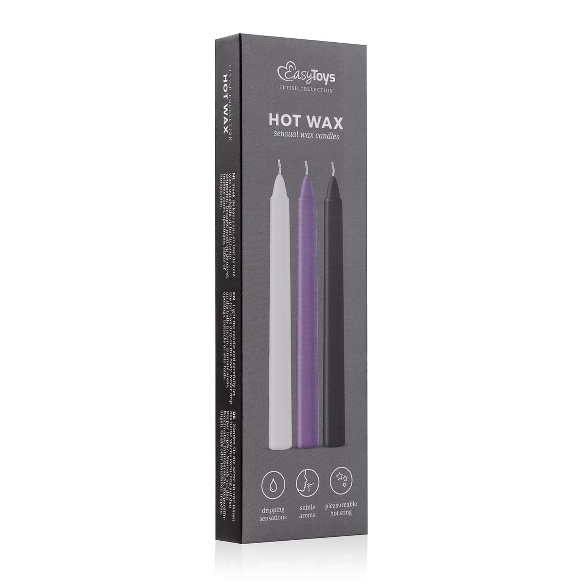 Fetish Collection Sensual Hot Wax Candles 3 Pc - Image 2