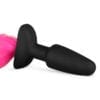 Fetish Collection Silicone Butt Plug With Pink Tail - Image 2