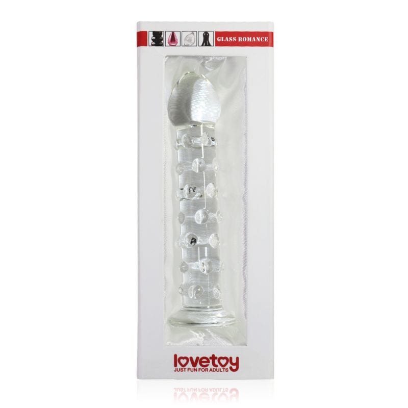 Glass Romance 2 Clear Glass Dildo 7in - Image 2