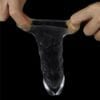 Lovetoy Clear Penis Extender Sleeve Plus 1in - Image 2
