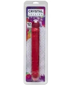 Alternative view of Crystal Jellies Jr. Double Dong 12 Inch - Pink