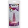 Crystal Jellies Small Butt Plug Pink 4 Inch - Image 2
