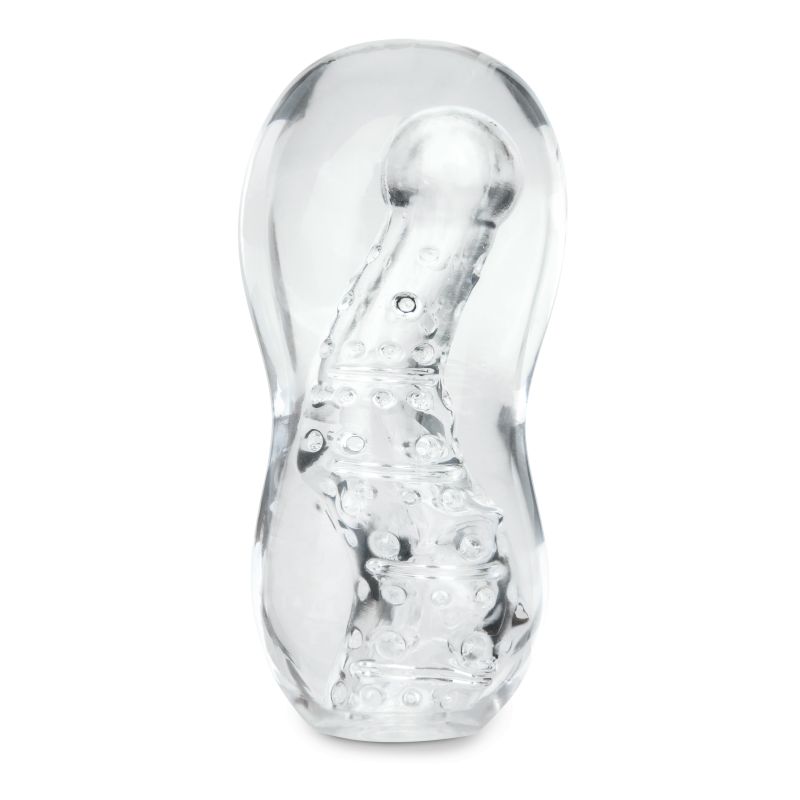 ZOLO Gripz Wavy Squeezable Clear Stroker - Image 2