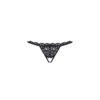 Obsessive Crotchless Lace Thong 831 Black - Image 6