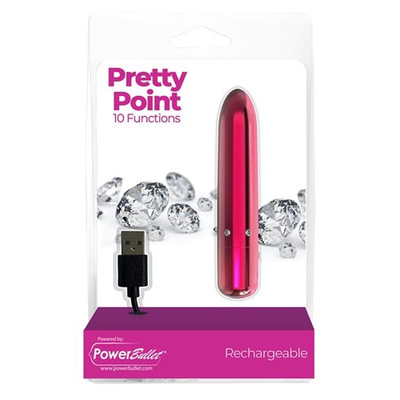 Pretty Point 4in Power Bullet Pink - Image 3