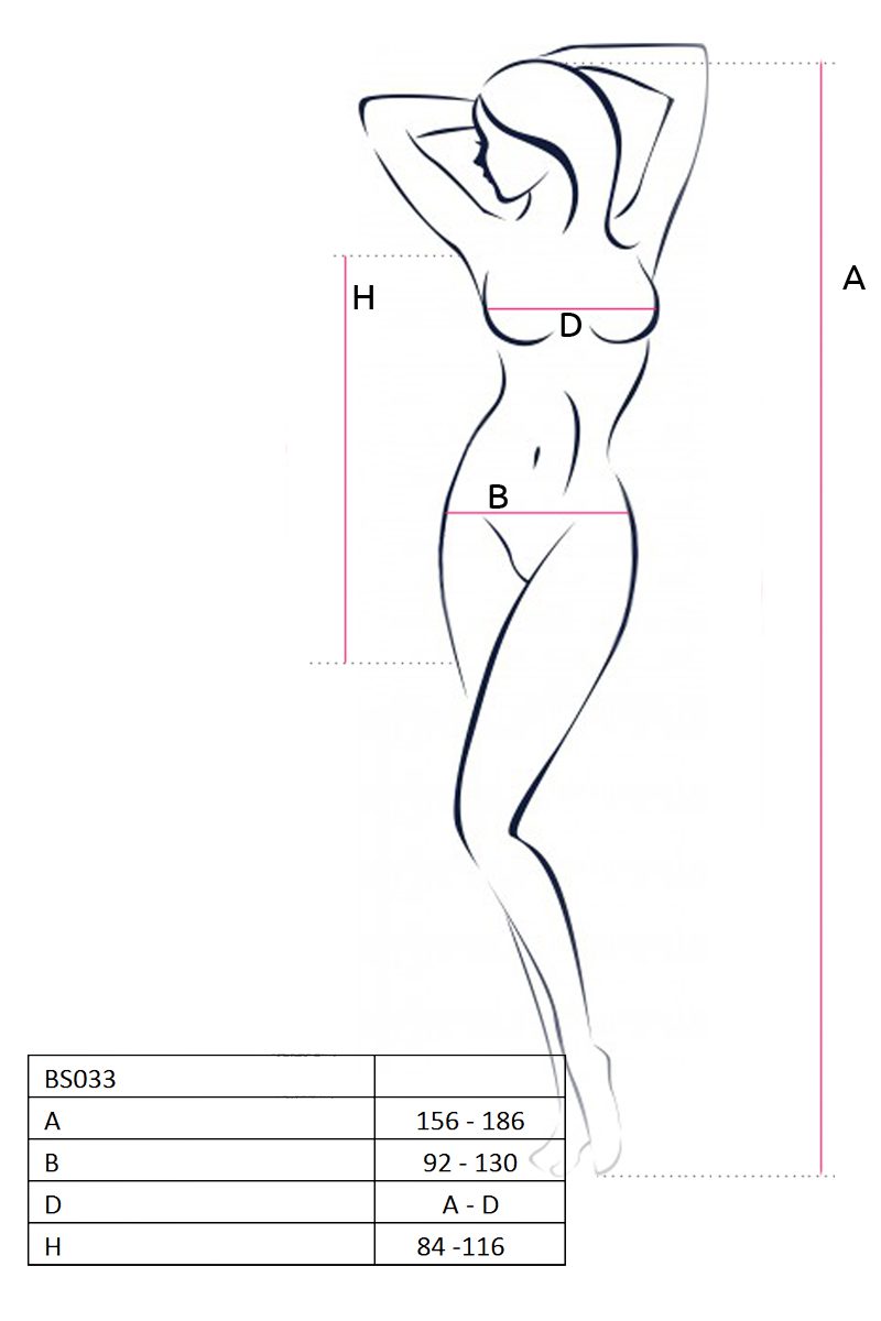 Passion Lingerie Translucent Mesh Dress White BS033 - Image 2