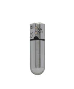 Power Bullet First Class Rechargeable Bulllet w Crystal Silver