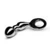 Sinner Drang Fun Metal Anal Plug Silver - Image 3