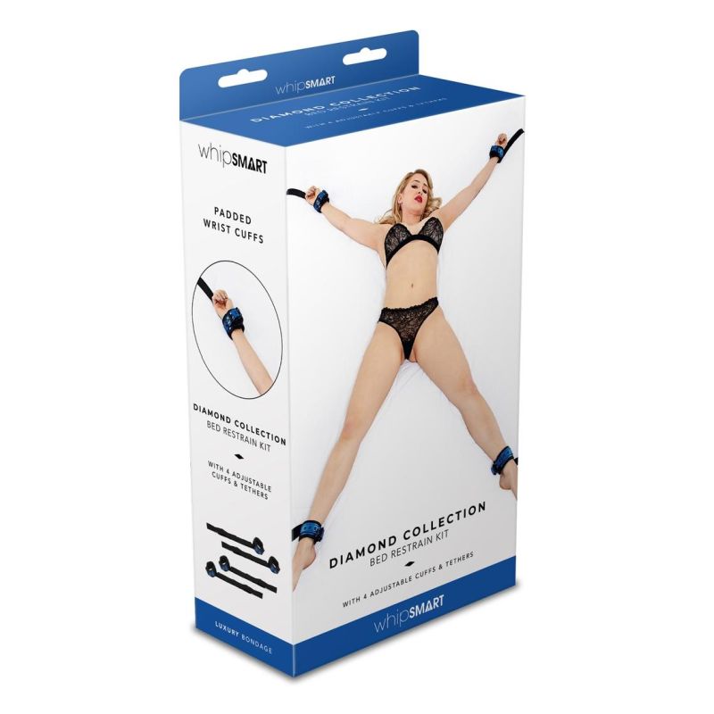 Whipsmart Diamond Bed Restraints Blue - Image 2