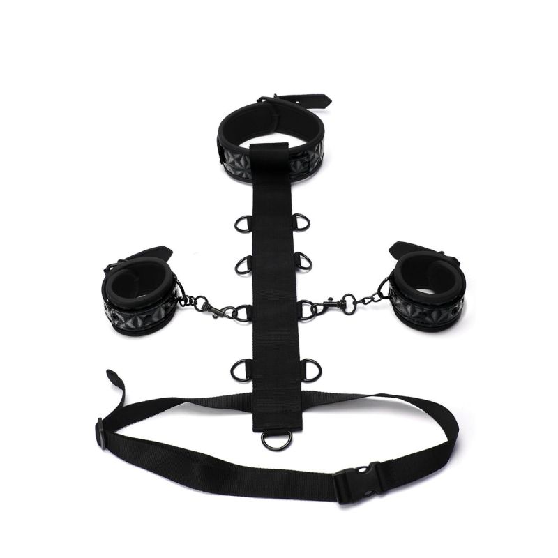 Whip Smart Diamond Body Restraint 3 Pc Set Black | AdultToyStore.com.au ...