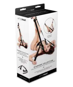 Alternative view of Whipsmart Diamond Deluxe Sex Swing with Ankle Restraints
